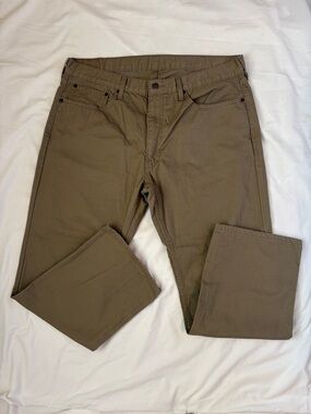 🔥 LEVI’S 559 Relaxed Straight Jeans | Khaki Tan | W38 L30 | Casual Classic